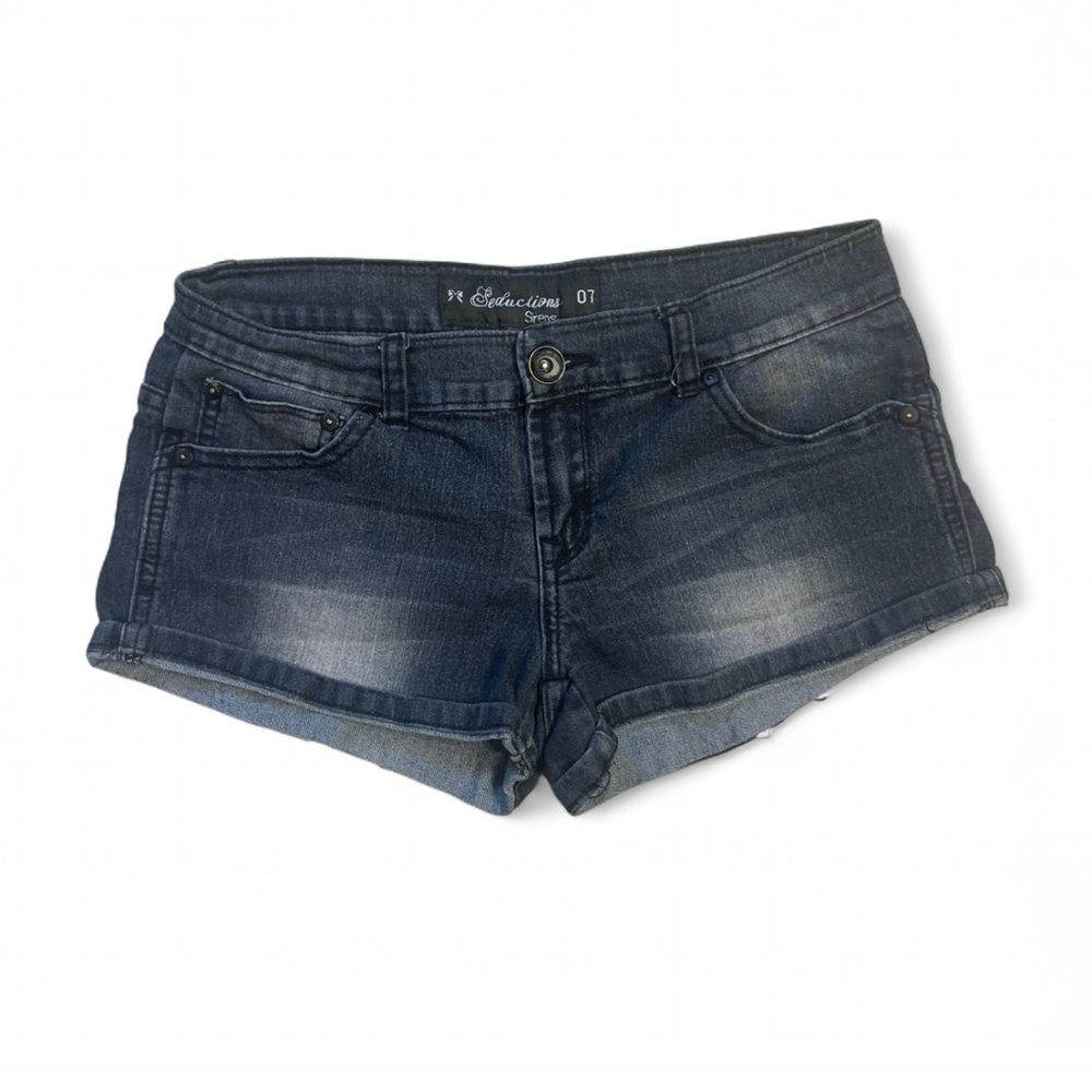 Black Jean Shorts